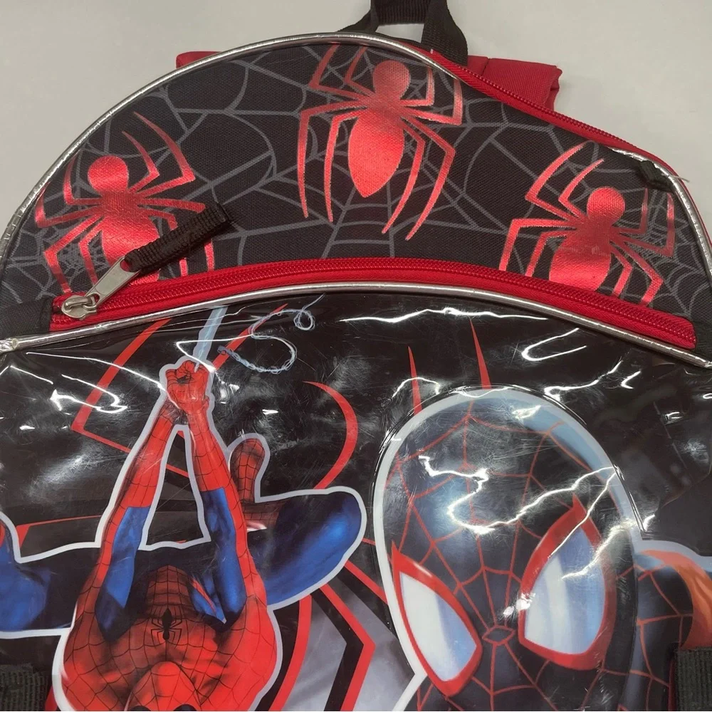 Red and Black Kids Spiderman Graphic Backpack Back To School‎